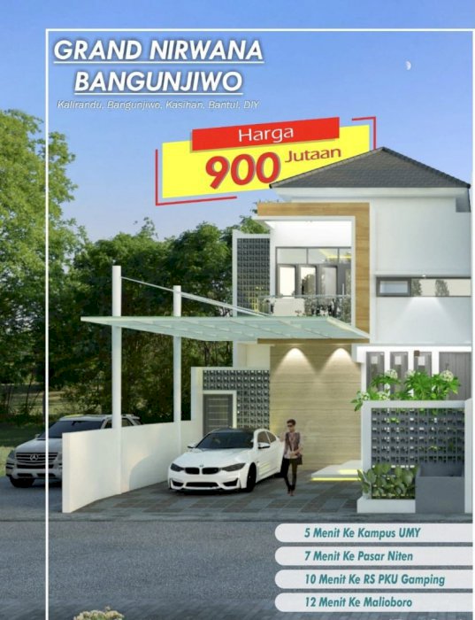 RUMAH 2 LANTAI DI RINGROAD SELATAN