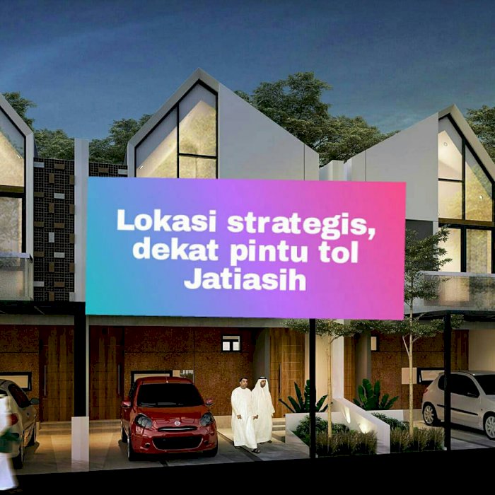 Rumah syari'ah lokasi strategis dan bebas banjir di bekasi kota