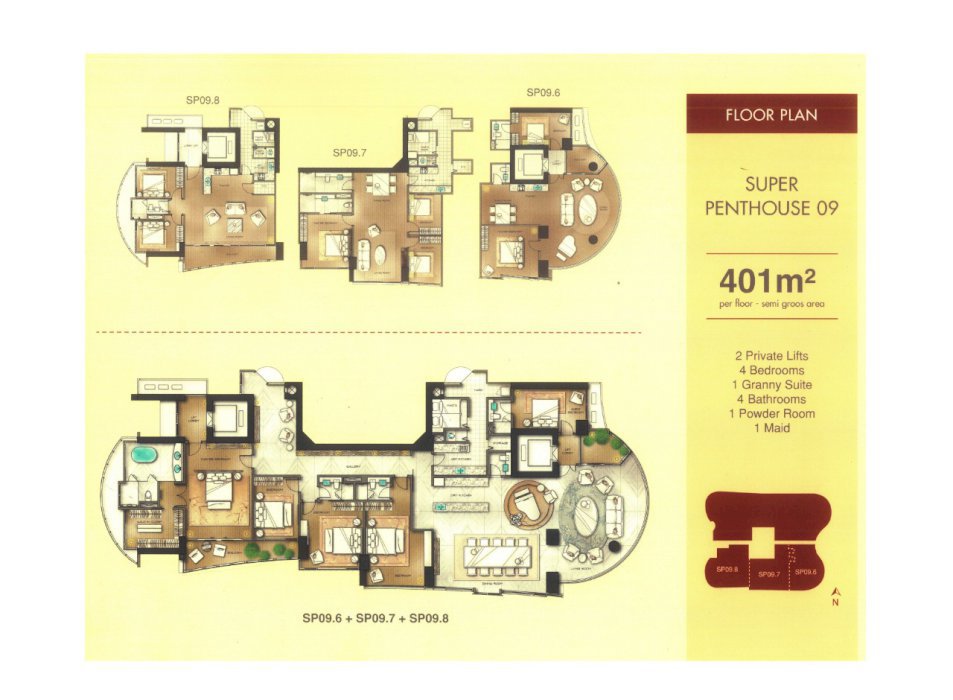 DIJUAL Apartment Penthouse Presidential