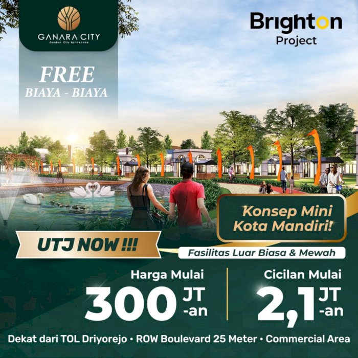 Ganara City Driyorejo Rumah 300 jutaan fasilitas lengkap lokasi oke