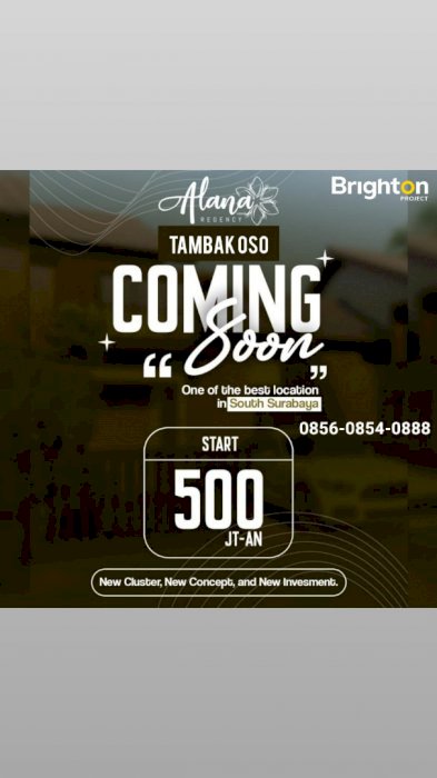 Alana regency tambak oso 1 km dari surabaya