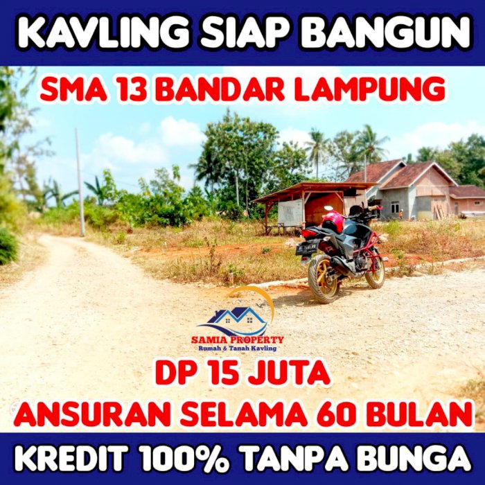tanah kavling dp 15 juta di bandar lampung