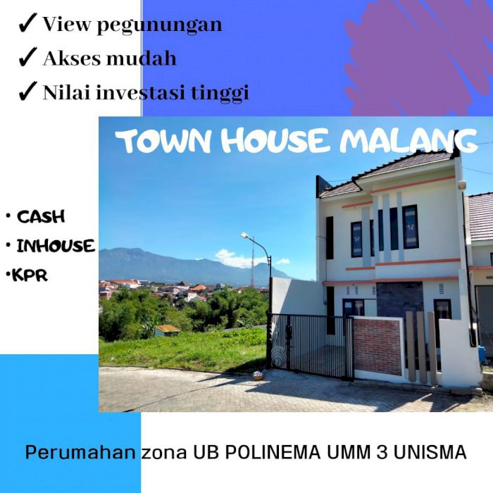 Rumah 2 lantai, lokasi Suhatt Kota Malang