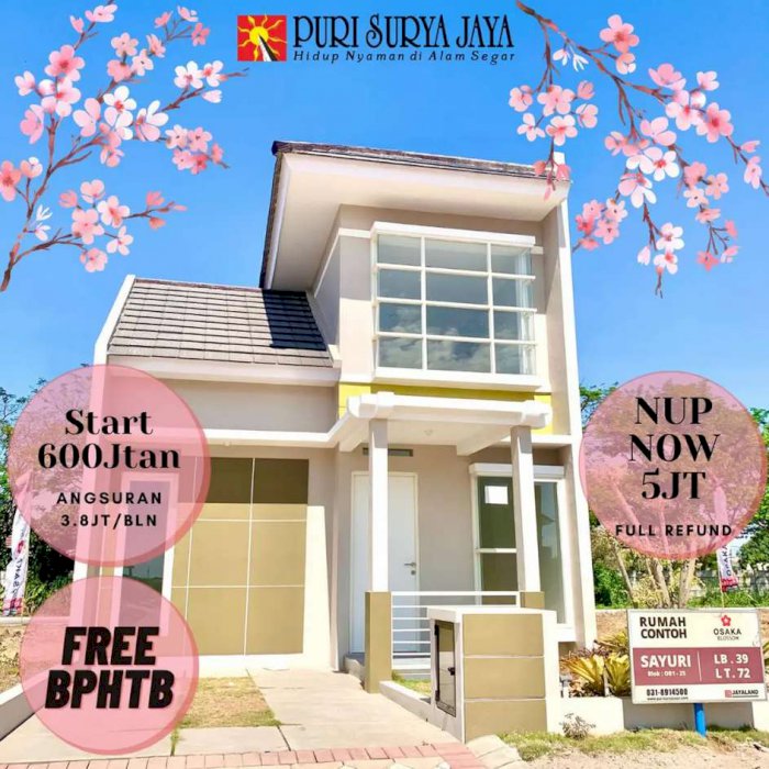 Dijual PURI SURYA JAYA cluster OSAKA