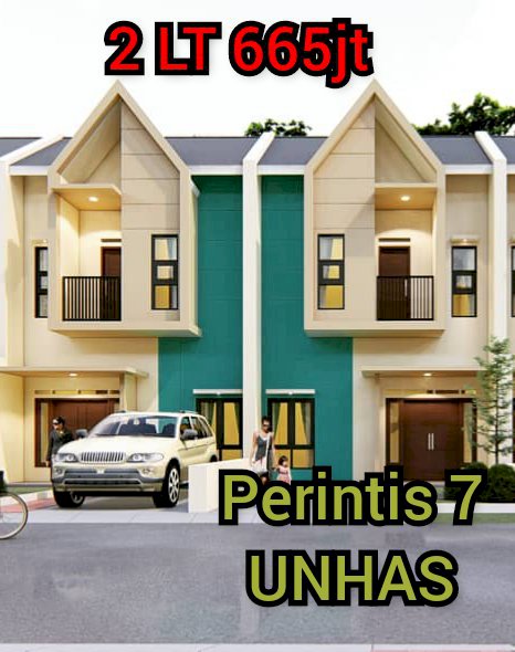 Rumah 2 Lantai samping UNHAS Perintis Kemerdekaan