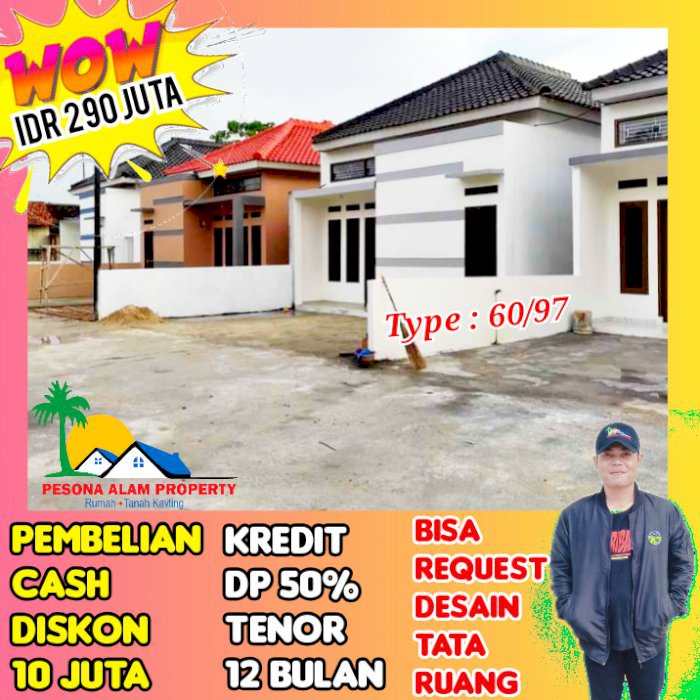 RUMAH MURAH ESAIN MODEREN BANDAR LAMPUNG
