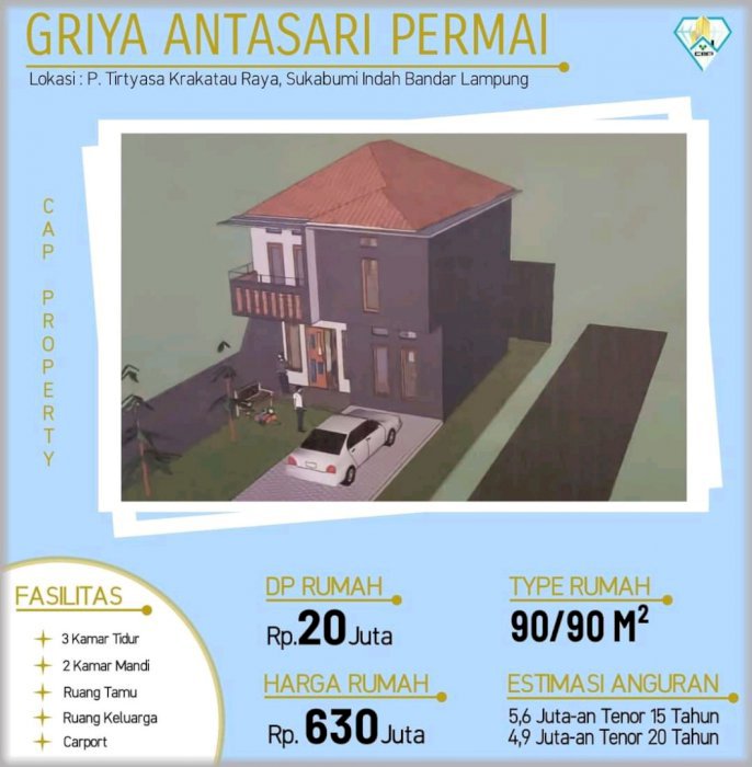 Perumahan griya antasari permai konsep bangunan baru