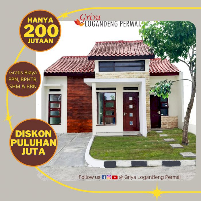 Rumah dekat ke berbagai fasum di Wonosari, Gunungkidul