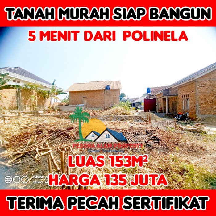 TANAH MURAH BANDAR LAMPUNG SIAP BANGUN