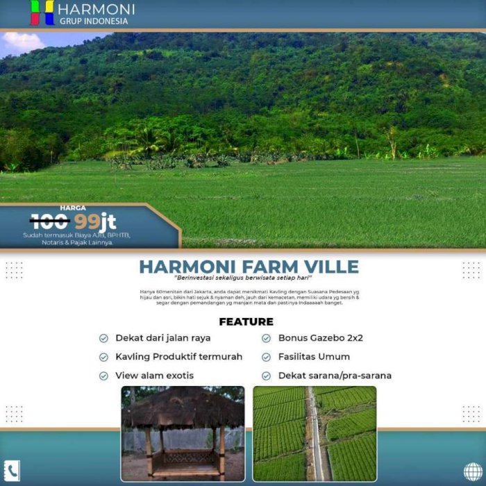 VIRAL KAVLING SAWAH MURAH DI JONGGOL BOGOR TIMUR