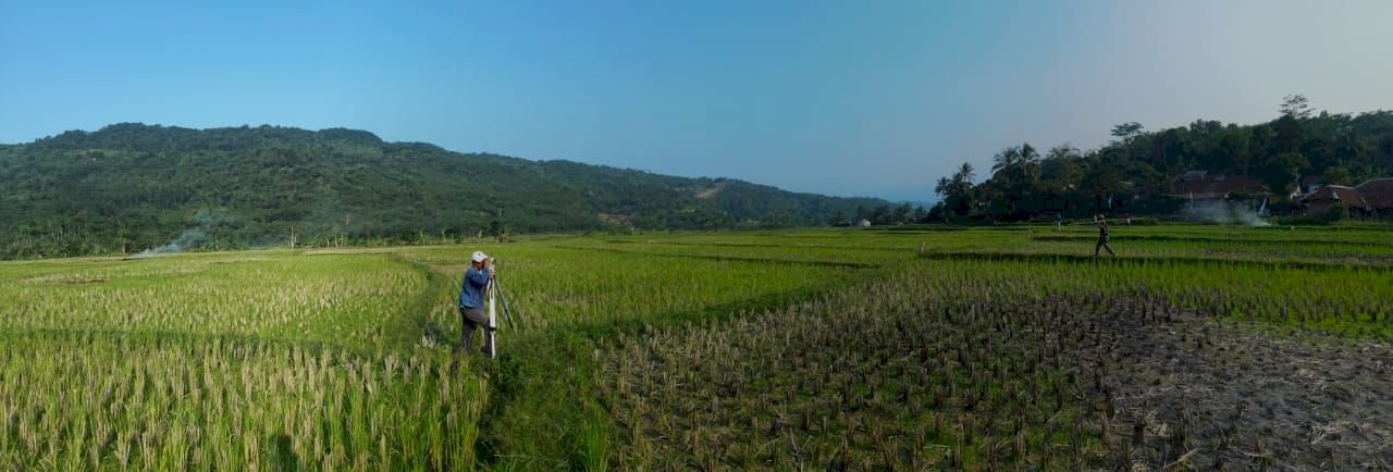 Beli kavling 250 meter bonus sawah dan gazebo