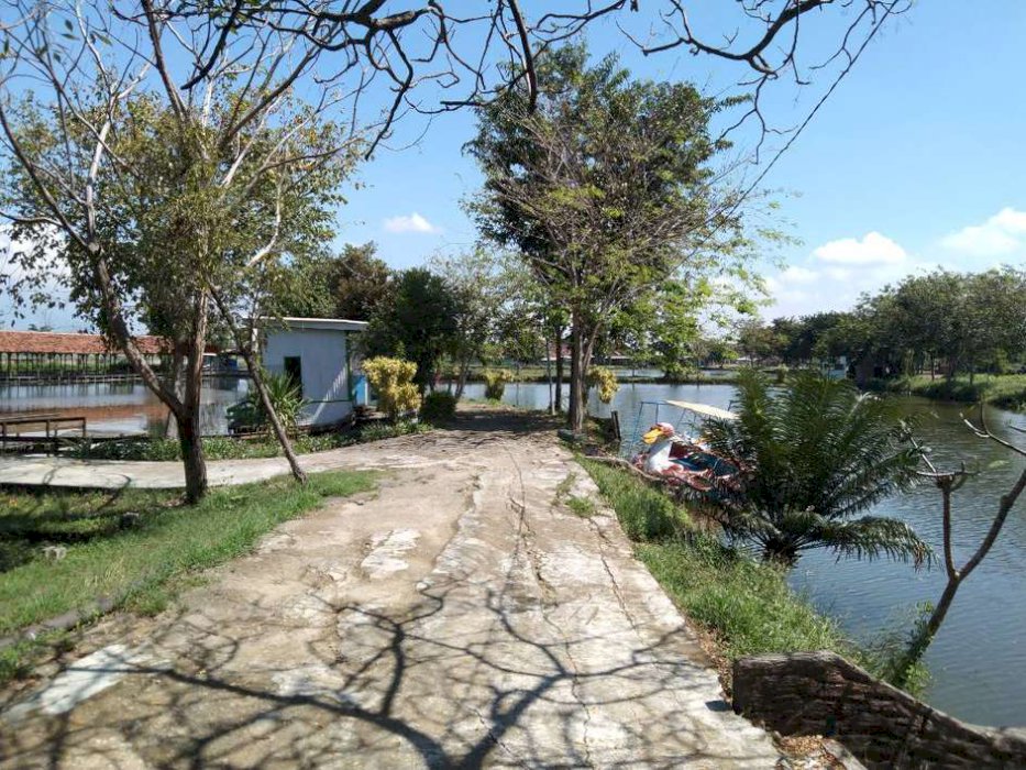 Tanah Berupa Tambak Pemancingan dan Wisata Resto Aktif di Jalan Lingkar Timur