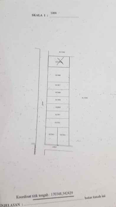 JARANG ADA & LANGKA Tanah Premium di Jalan Utama / Induk Badak Agung
