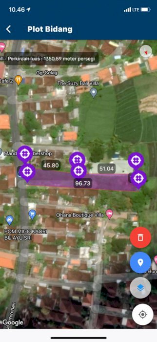 Dijual tanah pinggir jalan utama pererenan, canggu_Badung, Bali