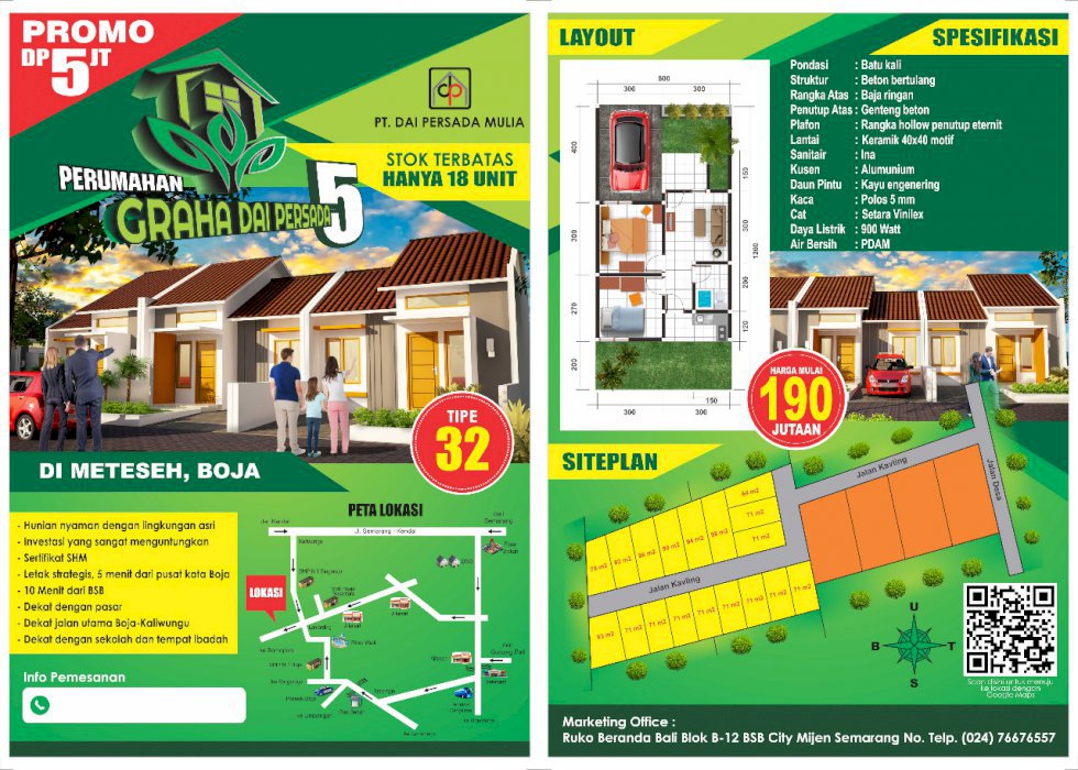 Rumah bagus murah bisa KPR