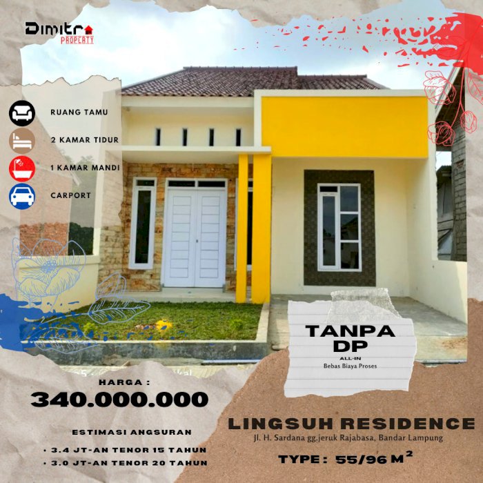 Ready guys Rumah dan Kaplingan Dibandar Lampung