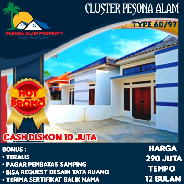 RUMAH TERMURAH DI RAJABASA BANDAR LAMPUNG