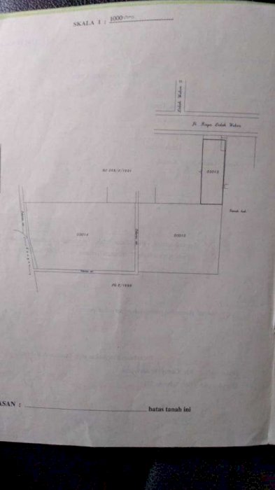 Tanah Murah dan Lokasi Strategis di Jalan Raya Lidah Wetan Harga Boleh Nego