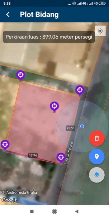 DIJUAL TANAH UNTUK RUKO DAN USAHA LAINNYA