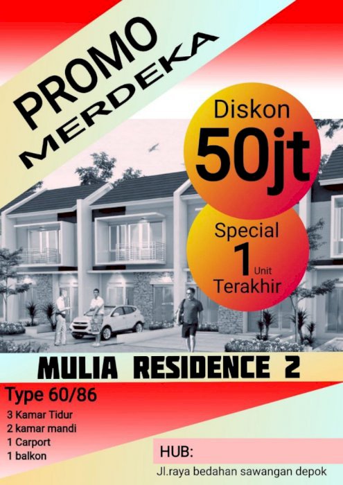 DIJUAL RUMAH 2 LANTAI MURAH READY STOCK SIAP & LAYAK HUNI DI SAWANGAN DEPOK