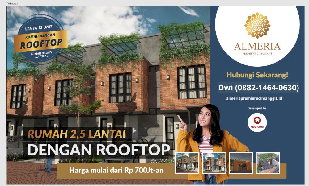 Dijual Rumah Almeria Premiere Cimanggis, Tapos Depok