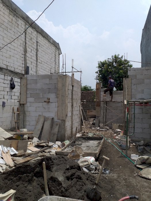 Minimalis di Pelita Juanda Town House on progress