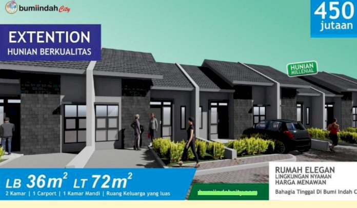 Rumah minimalis lokasi strategis Bumi indah city Tangerang