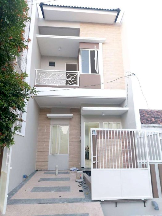 924. Dijual rumah murah new minimalis 2 lantai Tenggilis Timur Surabay