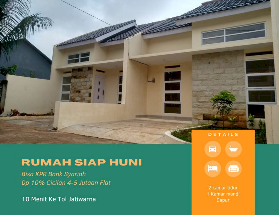 Siap Huni 10 Menit Dari Tol Jatiwarna Bisa KPR All In Lokasi Jatiasih