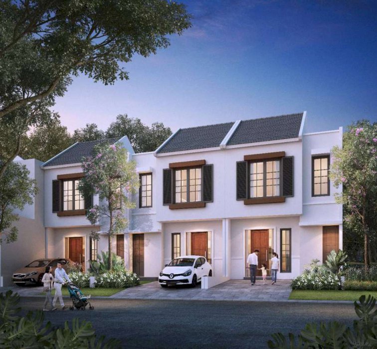 884. Dijual rumah baru murah minimalis 2 lantai di Lebak Jaya Tengah