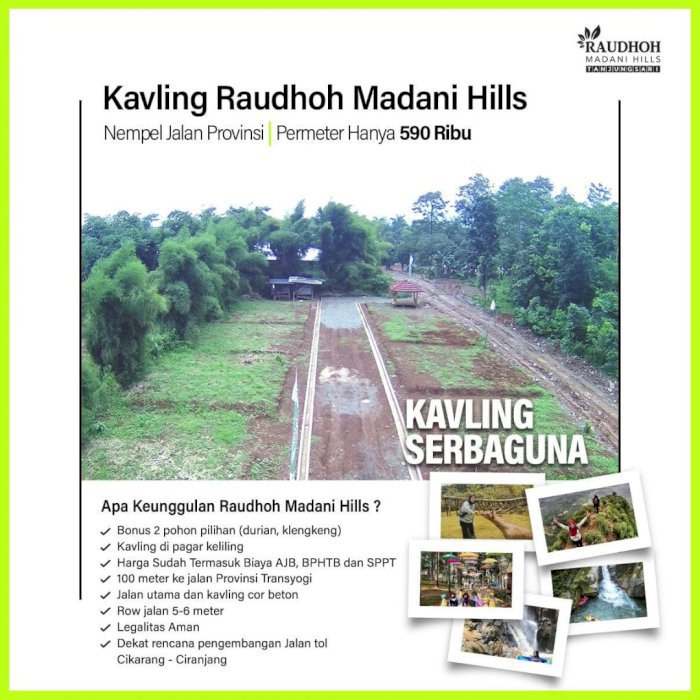 Kavling Raudhoh Madani Hills