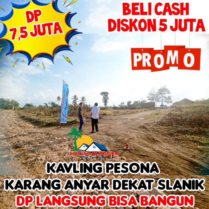 tanah kavling siap bangun kredit 100% tanpa bunga