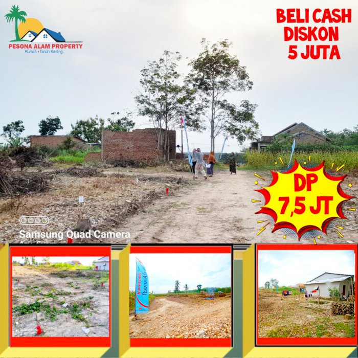 Kavling dekat slanik DP 7,5 juta