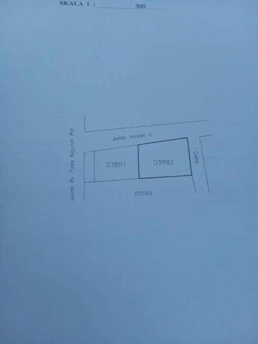 Di Jual Tanah di Jalan Utama Kesari Sanur Beach Side