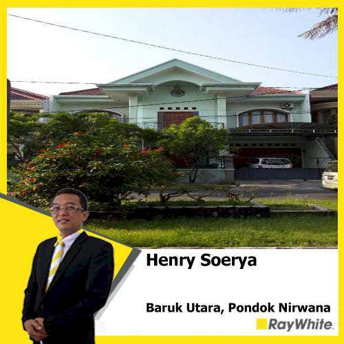 755. Dijual rumah murah Baruk Utara, Pondok Nirwana (Superindo MERR)