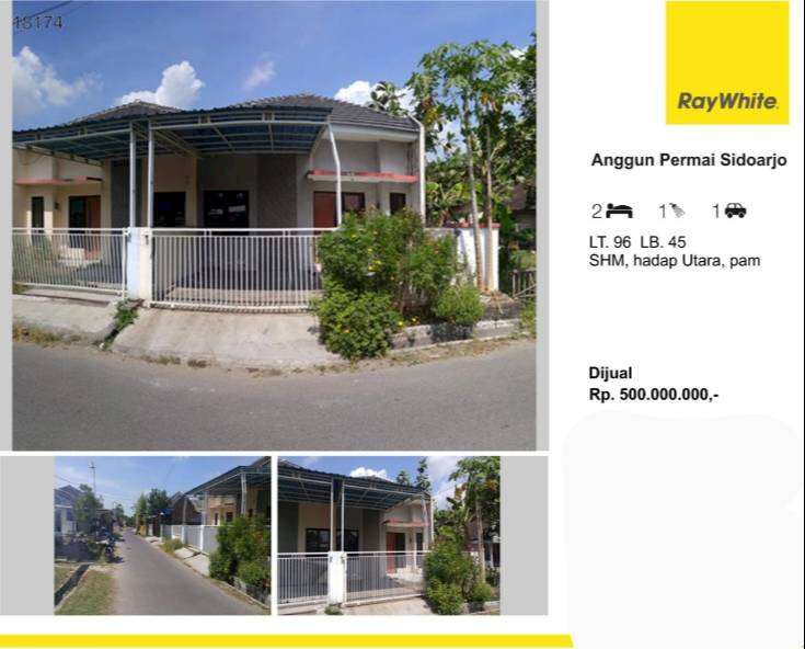 735. Dijual rumah murah di Perum Anggun Permai Wonoayu Sidoarjo