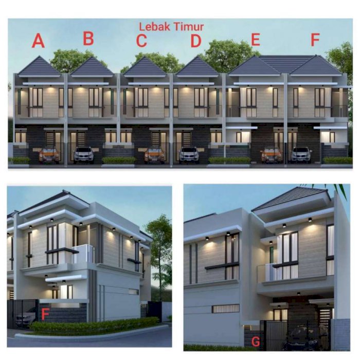 715. Dijual rumah Minimalis NEW GRESS Lebak Timur Asri Surabaya Utara