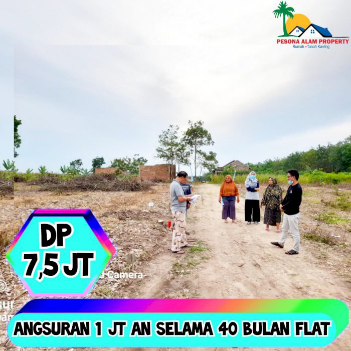 Kavling pal putih karang anyar DP 7,5 juta