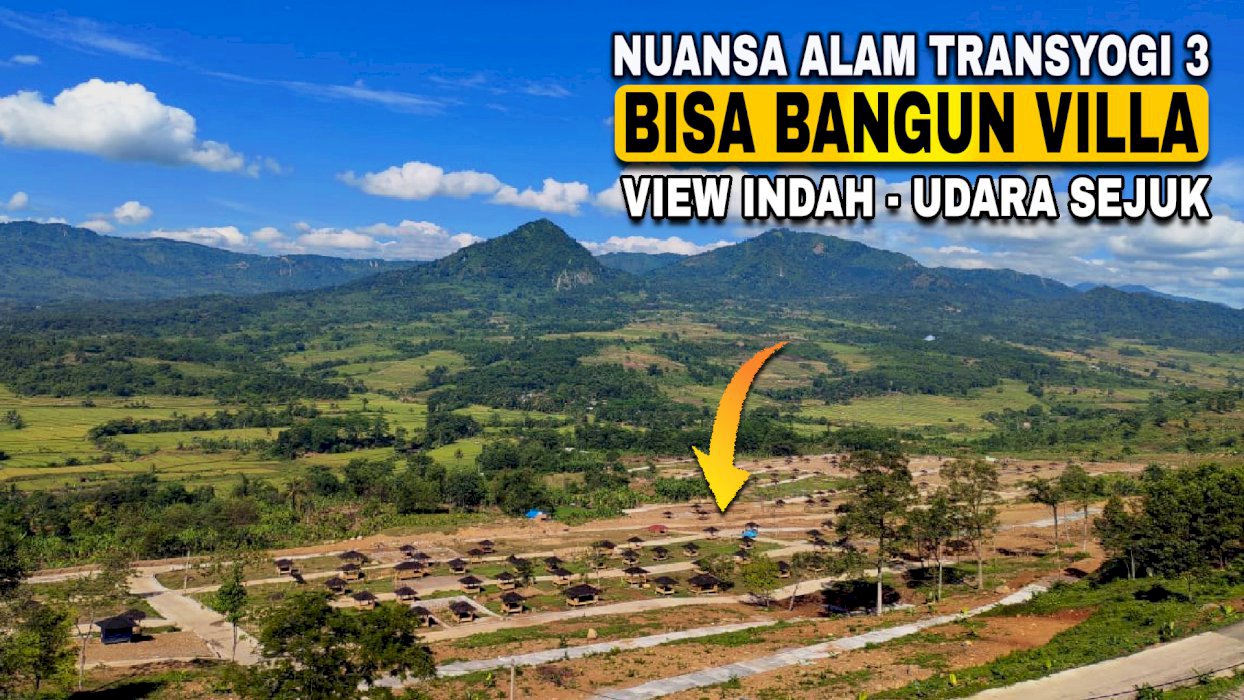 Dijual Tanah Kavling Murah di Bogor Timur - Nuansa Alam Transyogi 2