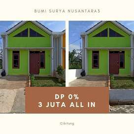 Dijual Rumah 72/67, DP 0%, Free All Biaya di Belakang Stasiun Cibitung
