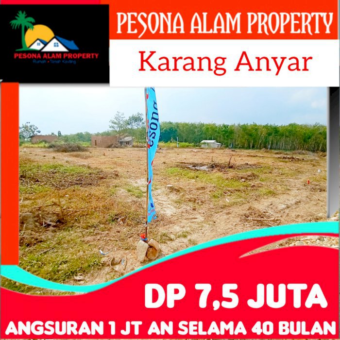 Tanah dijual di karang anyar dekat pasar