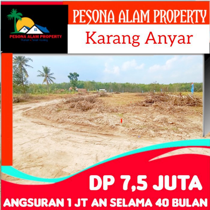 Tanah dijual murah kredit tanpa bunga