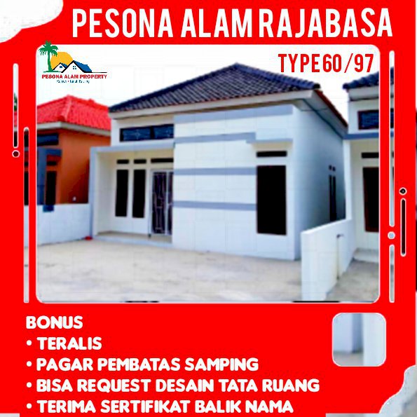 Rumah Rajabasa murah tanpa bank