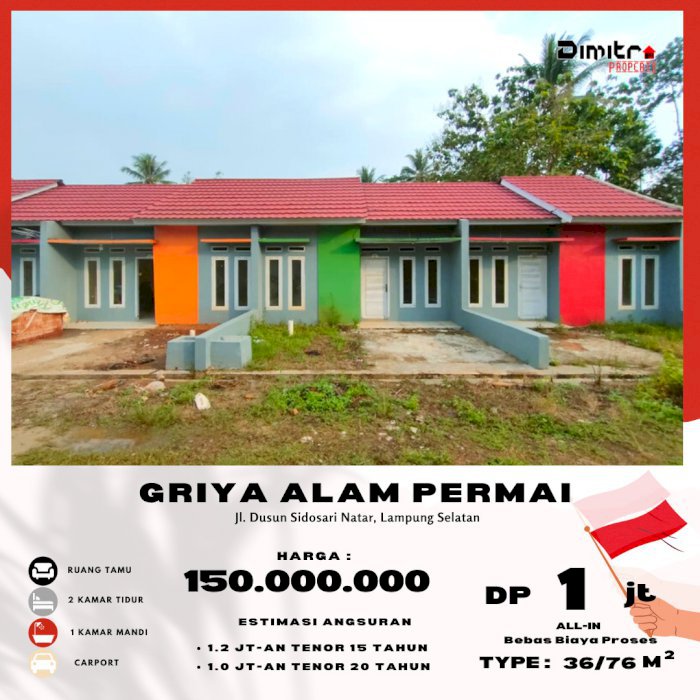 Rumah Subsidi Terlaris diLampung