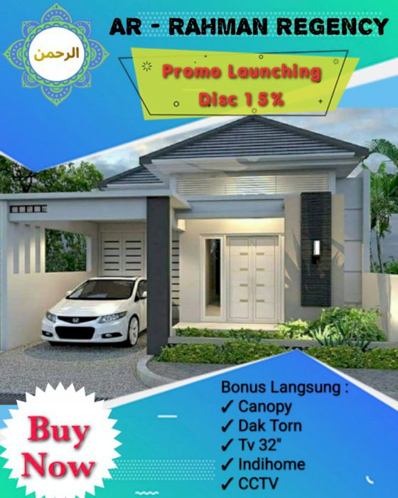 Rumah Murah Bansel, Diskon 15%, Gratis Biaya2 : Ar Rahman Regency