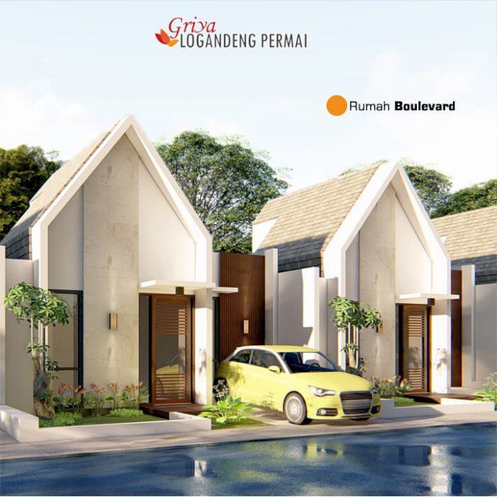 Hunian bergaya modern naturalis lokasi strategis di Kota Wonosari, Gunungkidul