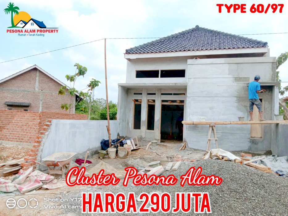 Rumah murah bandar Lampung hampir siap huni progres finising