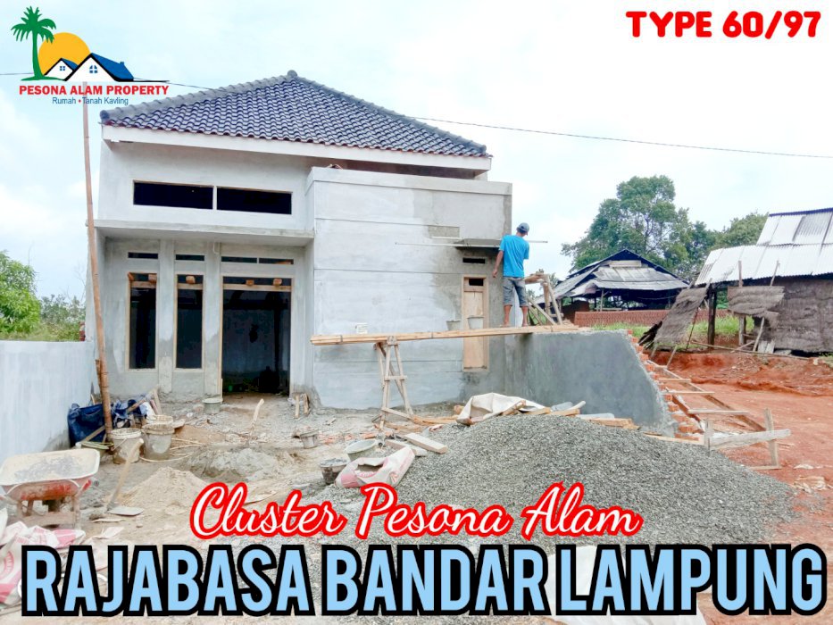 Rumah minimais cluster pesona alam rajabasa