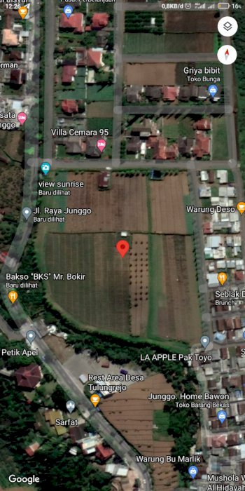 Tanah Luas Hampir 2,2 Hektare Lokasi Strategis di Jalan Raya Arjuno Kota Batu