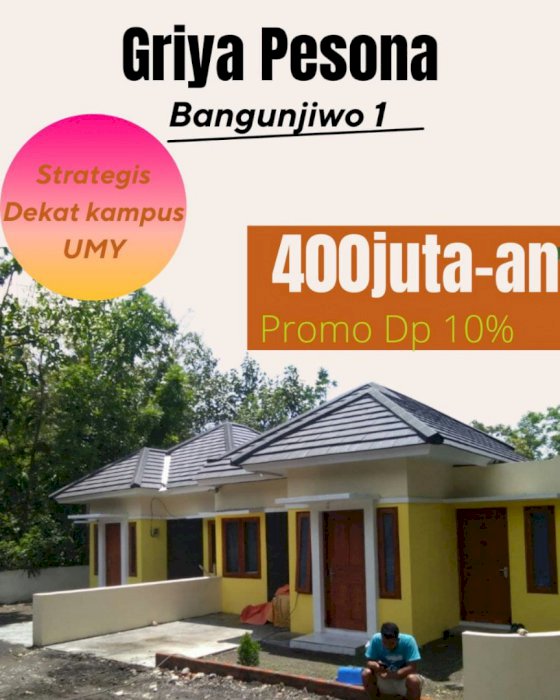 1 UNIT TERAHIR RUMAH DI JL KALIRANDU BANTUL, DEKAT MASJID & FASUM LAIN